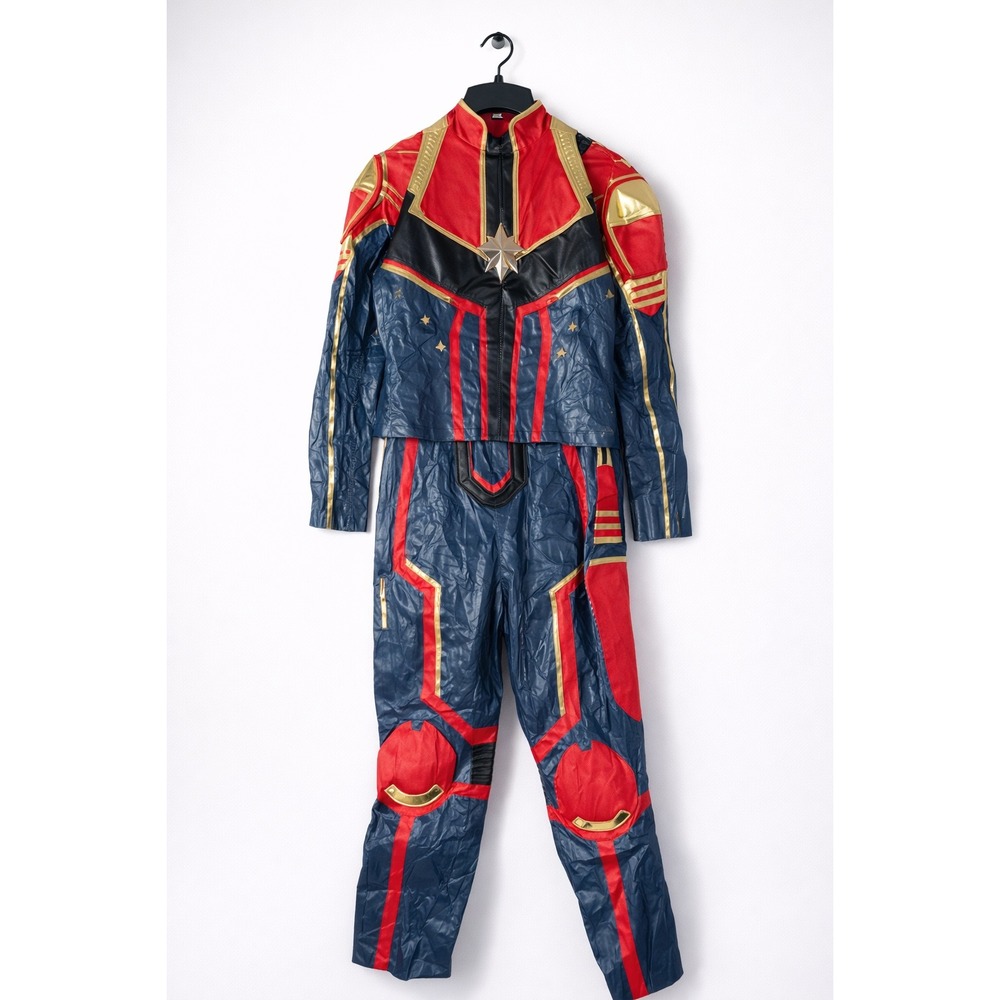 Captain Marvel Adult Costume Jumpsuit Armor Style Halloween Medium